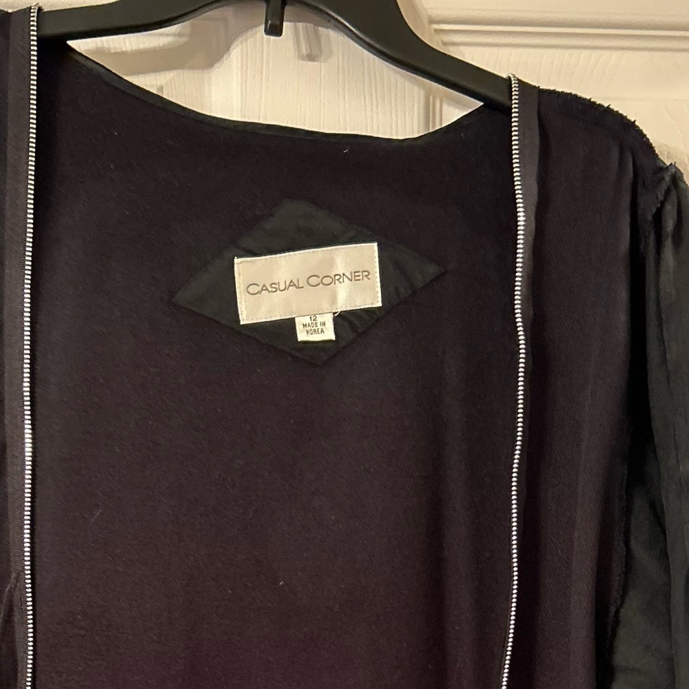 Black Trench Coat - Picture 3 of 4